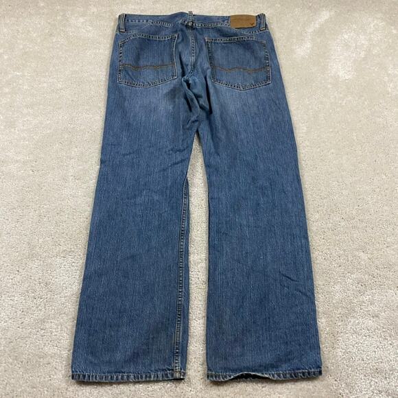 American Eagle Jeans Mens 32x30* Blue Relaxed Straight Workwear Western Casual - Picture 1 of 11